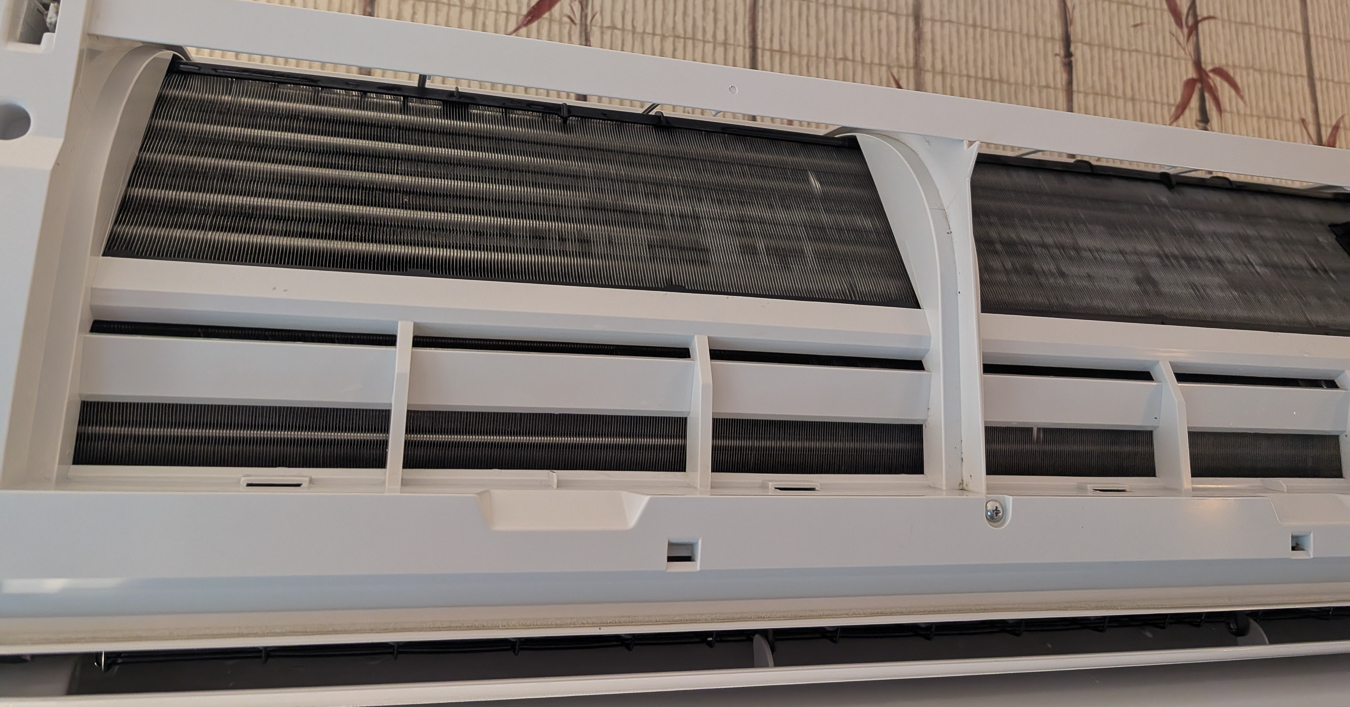 Professionally cleaned air conditioning unit
